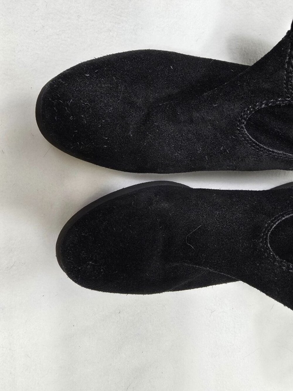 Vince Camuto Size 7.5 Boho Cowgirl Black Suede Ankle Boots - Picture 5 of 5